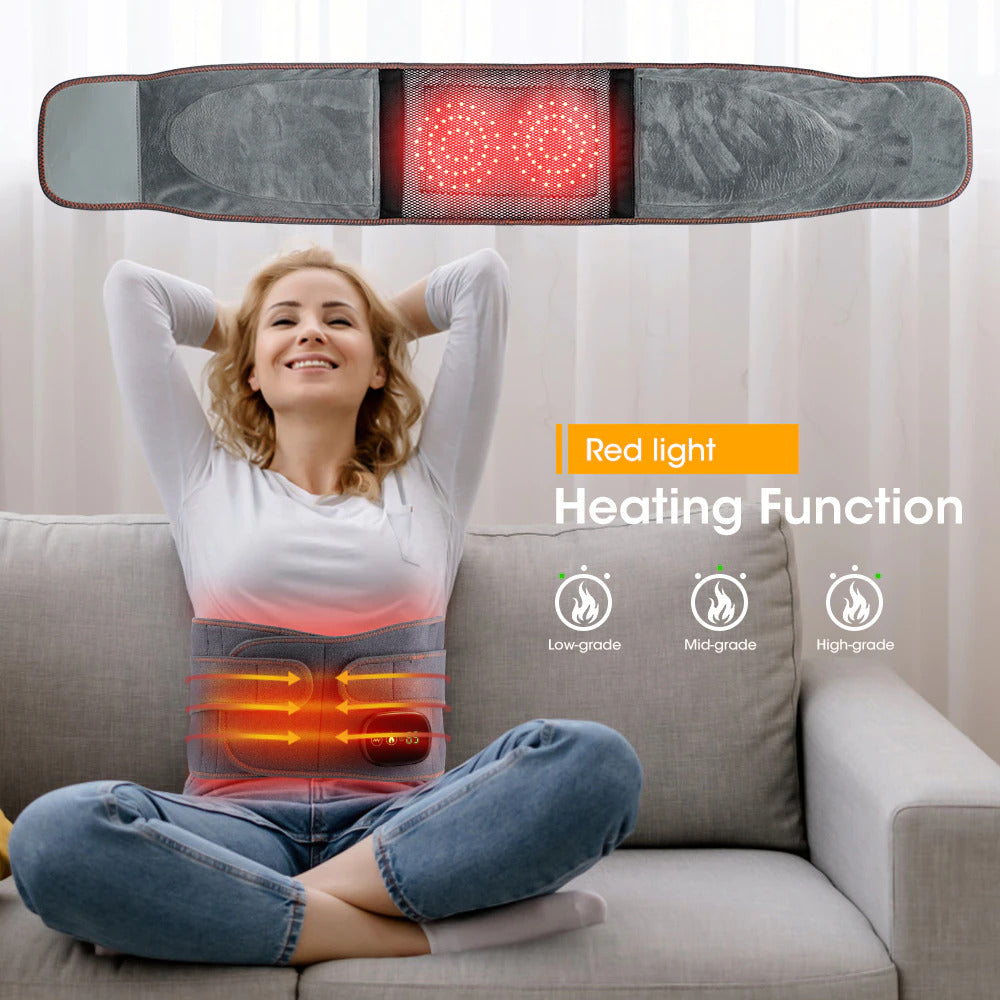 Heated Back Belt – Ultimate Back Pain Relief Support for Lumbar and Herniated Disc Treatment