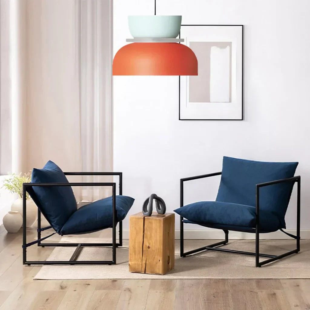Nordic Color Block Pendant Light Fixture - Modern Hanging Lamp for Kitchen & Dining Room