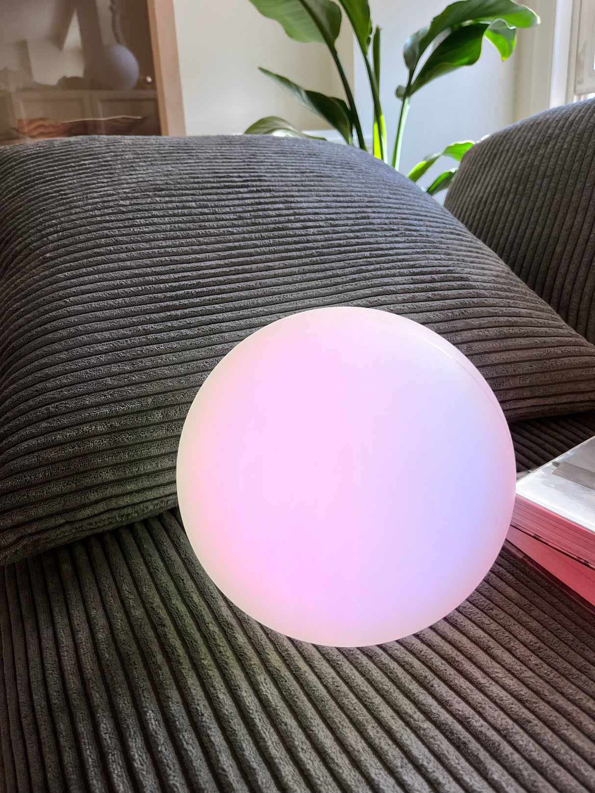 LED Wireless Table Lamp - Rechargeable Modern Light Fixture for Home, Office, and Nightstand Use