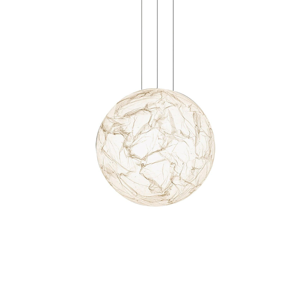 Moon Silk Pendant Lamp - Modern Hanging Light Fixture for Living Room & Dining Room Decor