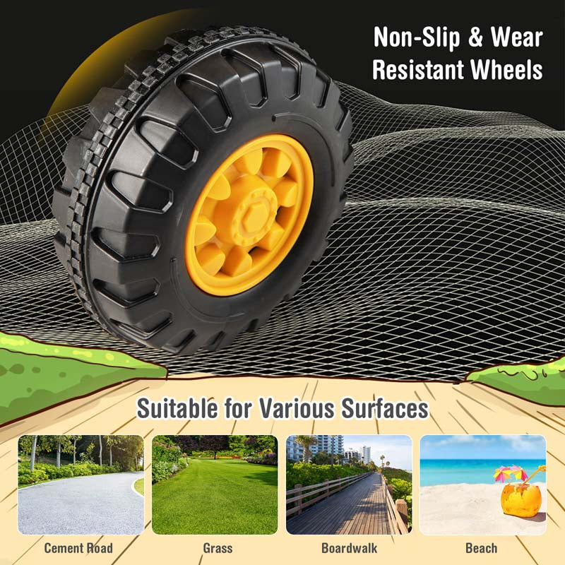 6V Battery Powered Kids Ride On Excavator Bulldozer Loader Toy Car with Front Digger Shovel, Electric Construction Vehicle for Kids