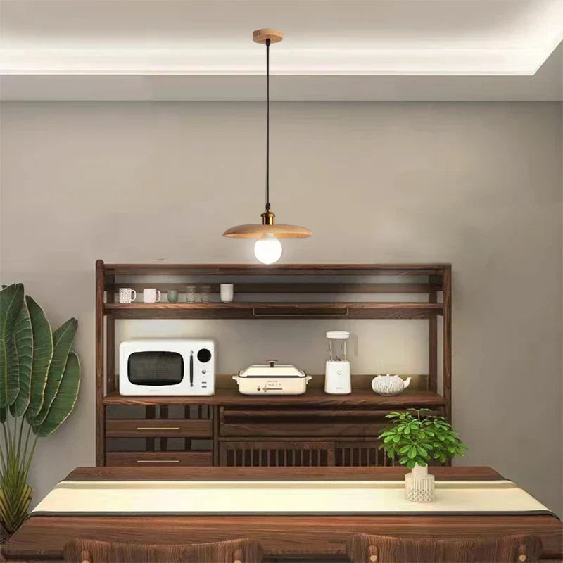 Scandinavian Wooden Pendant Lamp