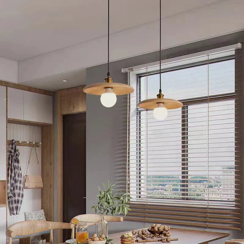 Scandinavian Wooden Pendant Lamp