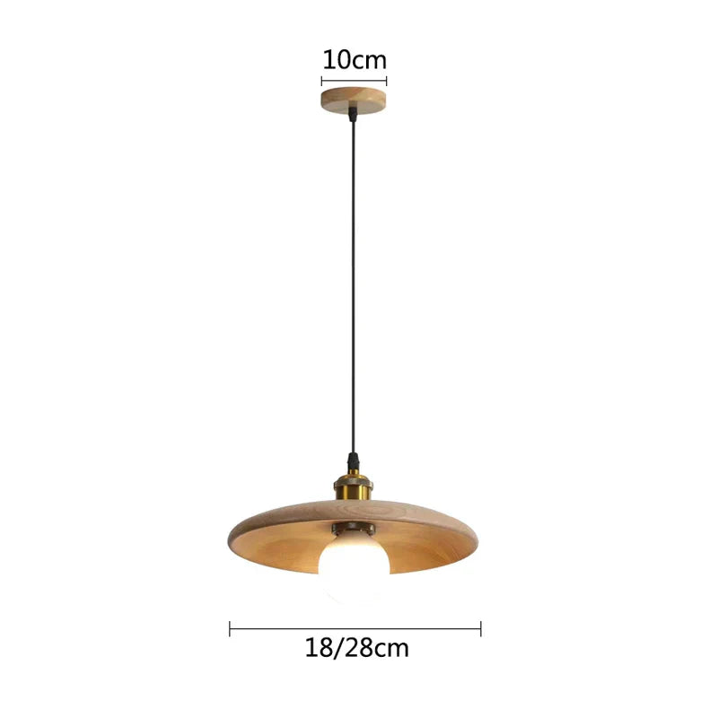 Scandinavian Wooden Pendant Lamp