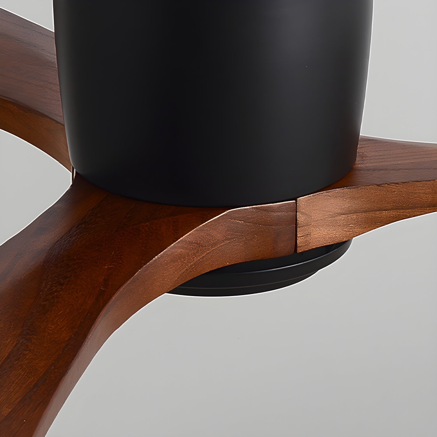 Nordic Wooden Ceiling Fan Light 42/48 Inch with LED for Living Room & Bedroom Lighting