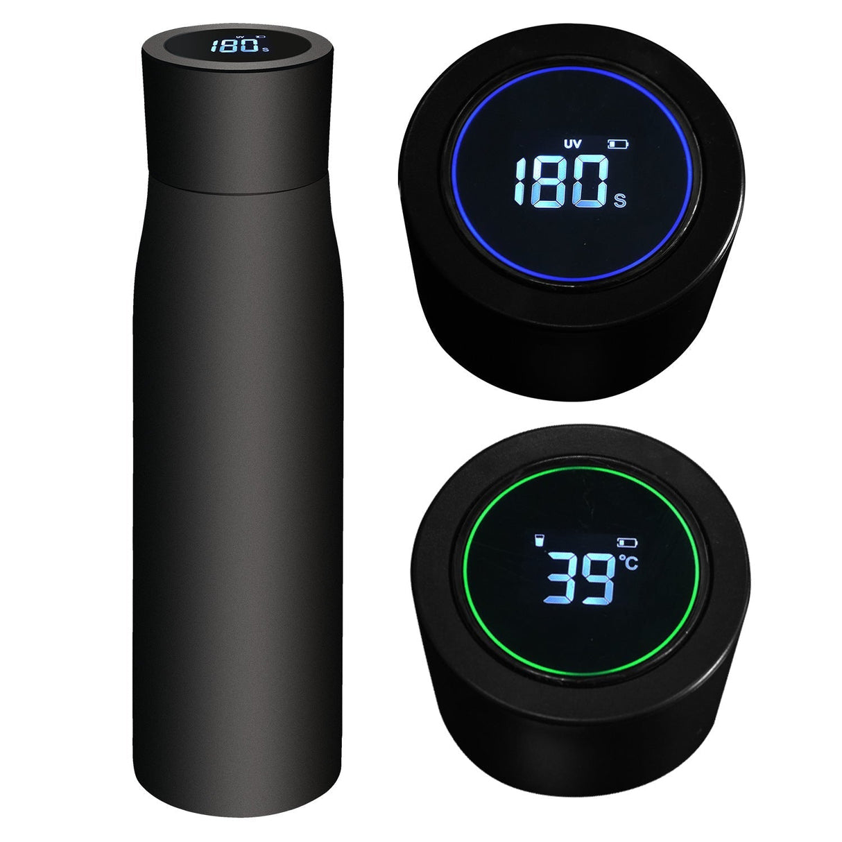 Aquyn UV Light Water Bottle – Smart Water Bottle with UV Sterilization for Clean Drinking Water