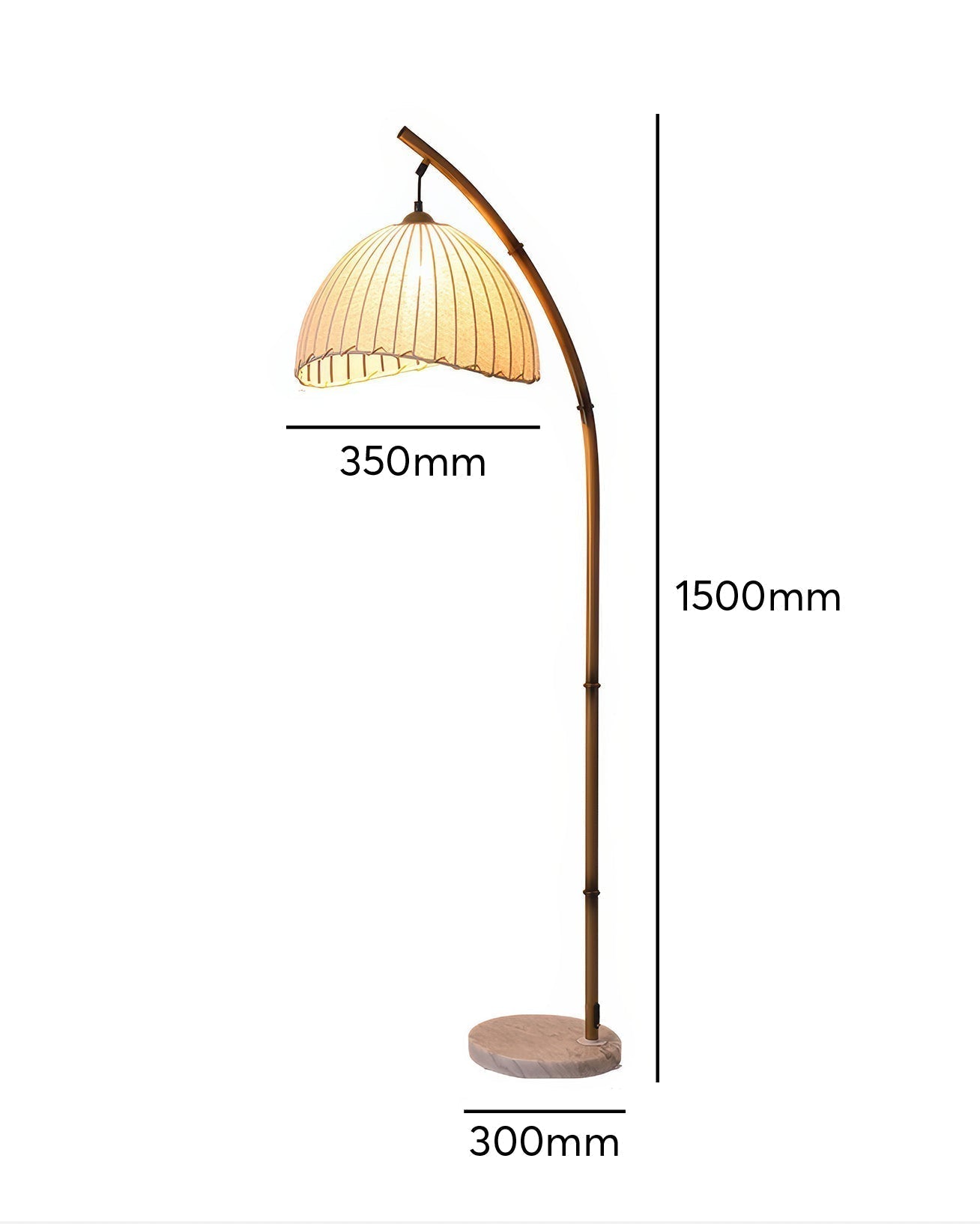 Bamboo Floor Lamp with Cultural Zen Design for Eco-Friendly Home Lighting