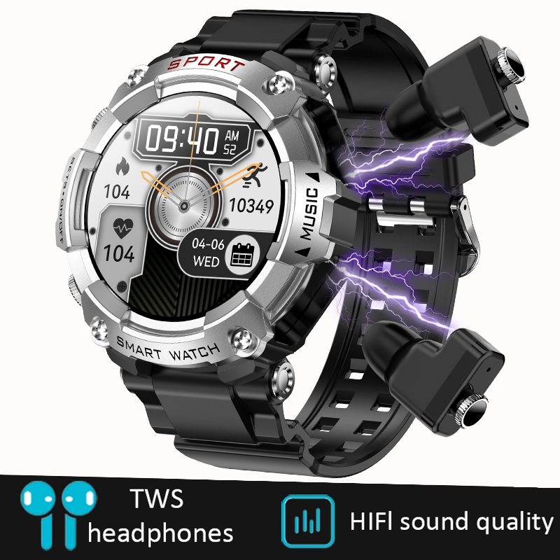 TrailBlazer Sport Pro Smartwatch w/ Earbuds