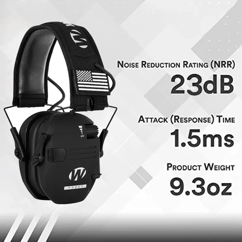 Protective Shooting Headphones | Active Noise Reduction, Lightweight & Comfortable for Shooting Activities