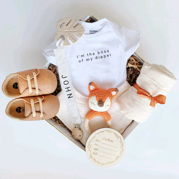 Personalized Custom Baby Gift Set Hamper