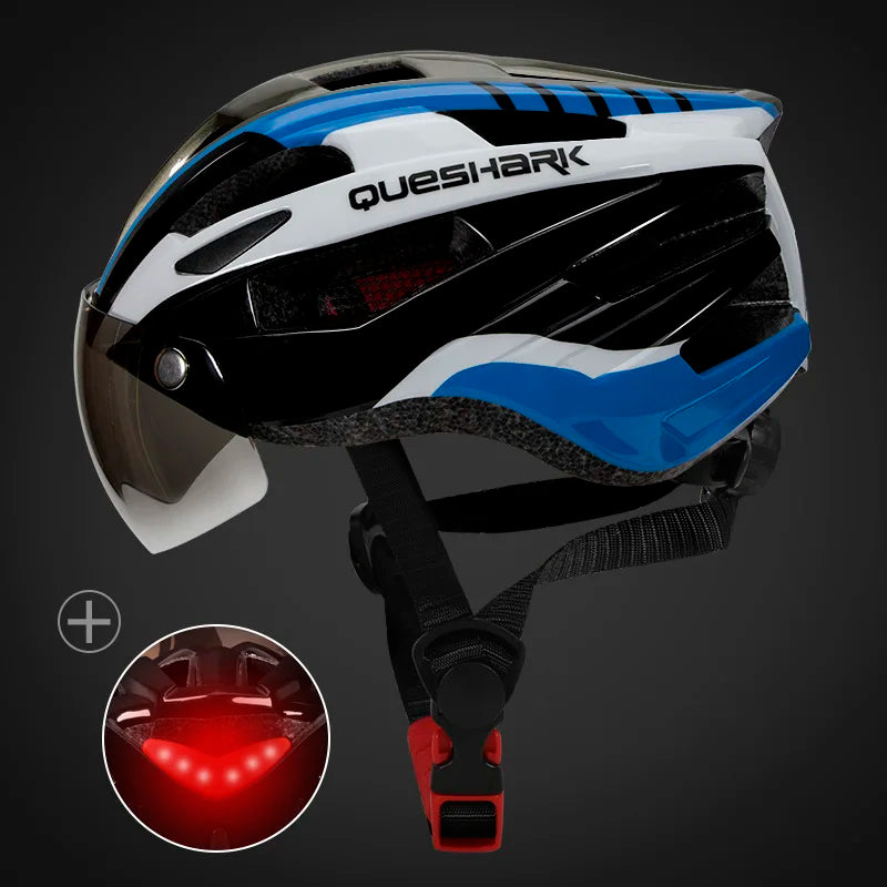 Bicycle Helmet | Lightweight, Integrated LED Rear Light & Optimal Safety for Men and Women