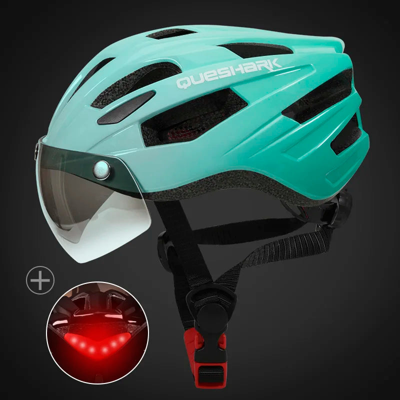 Bicycle Helmet | Lightweight, Integrated LED Rear Light & Optimal Safety for Men and Women