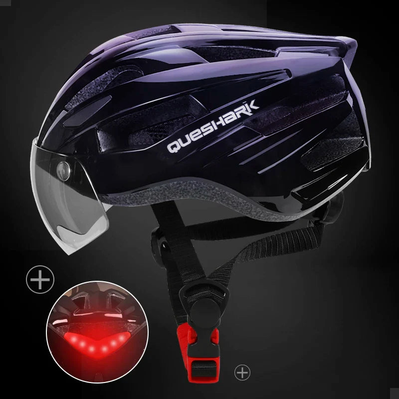 Bicycle Helmet | Lightweight, Integrated LED Rear Light & Optimal Safety for Men and Women