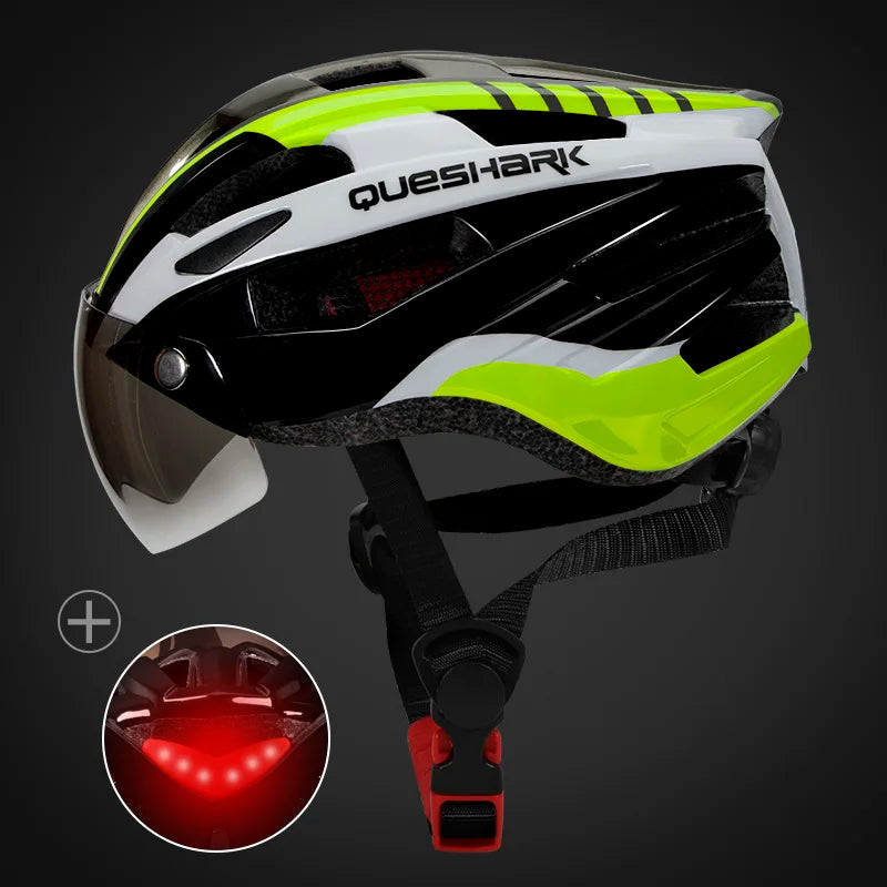 Bicycle Helmet | Lightweight, Integrated LED Rear Light & Optimal Safety for Men and Women