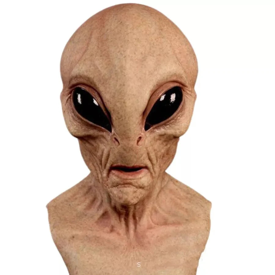 Realistic Alien Mask - #2024 Upgraded Alien Halloween Mask