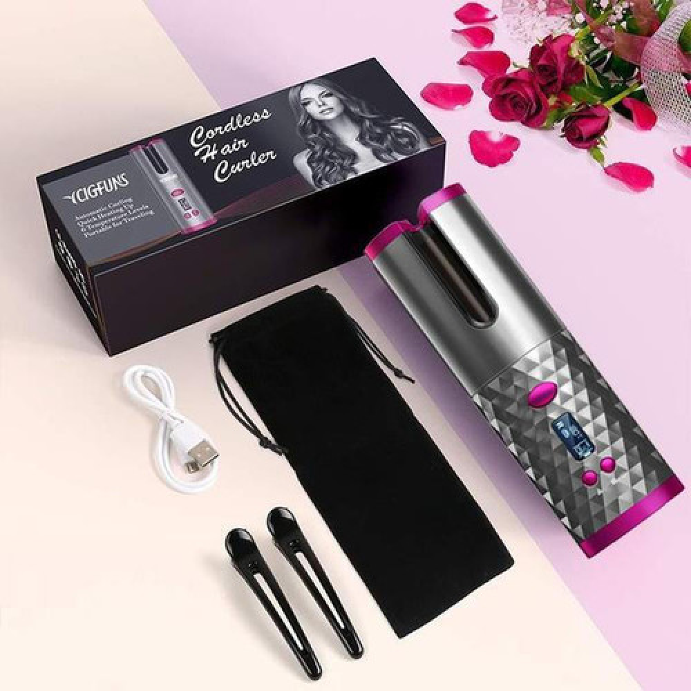 Automatic Self Rotating Hair Curler Curling Iron
