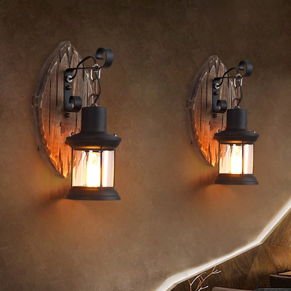 Vintage Rustic Wall Light | Authentic Design, Warm Illumination & Ideal for Home Décor