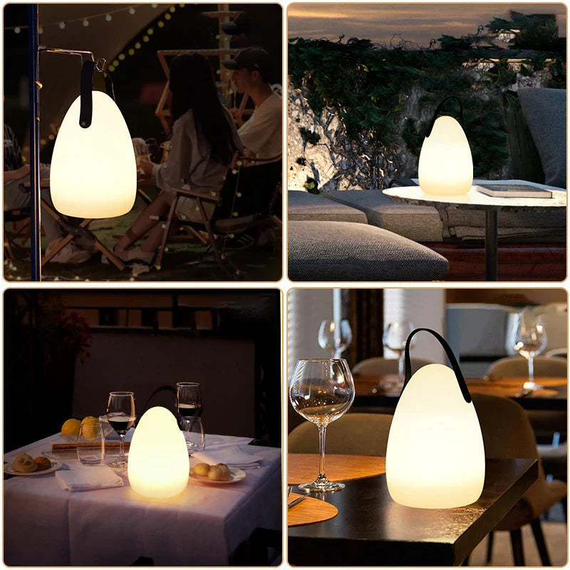 Mobile Waterproof Cordless Lamp | Wireless, Color-Changing & Ideal for Outdoor Camping and Home Ambiance