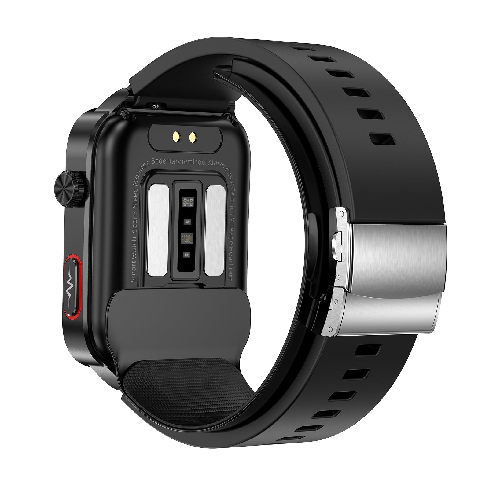 Merchpublic Health Watch-2025 Newest CARE AIR 2 All-In-One Fitness Tracker With Air Pump Blood Pressure+BG+EKG+HRV+SPO2+RR+Uric Acid+Sleep+Calls