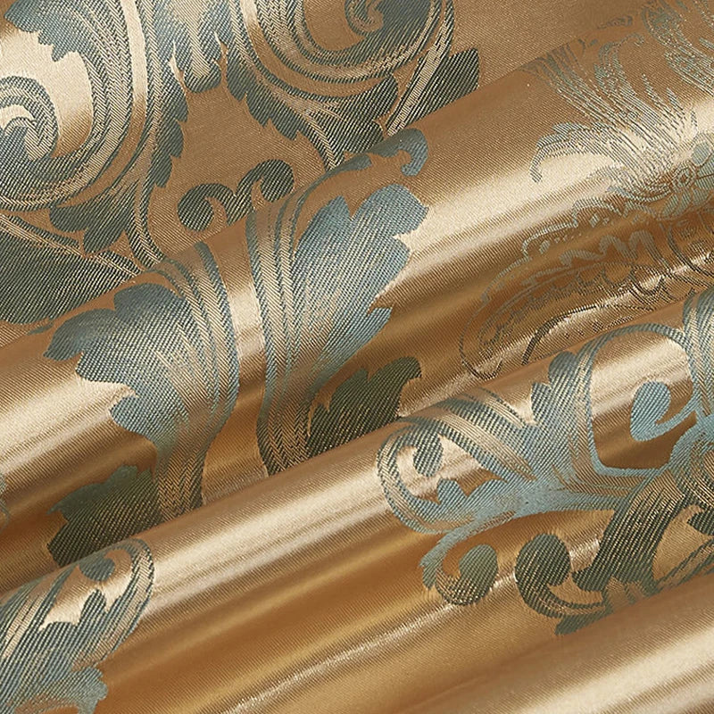 Satin Rayon Jacquard Duvet Cover Set 264x229cm – Luxury Summer Bedding for Comfortable Sleep & Home Décor