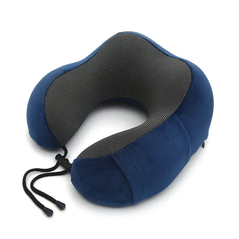 U Shaped Travel Pillow Memory Foam with Massage Function