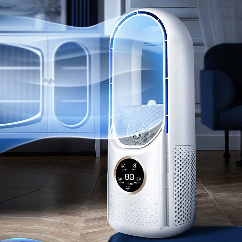 Bladeless Portable Air Conditioner | Ultra-Quiet, Ergonomic Design & Ideal for Home and Office Use