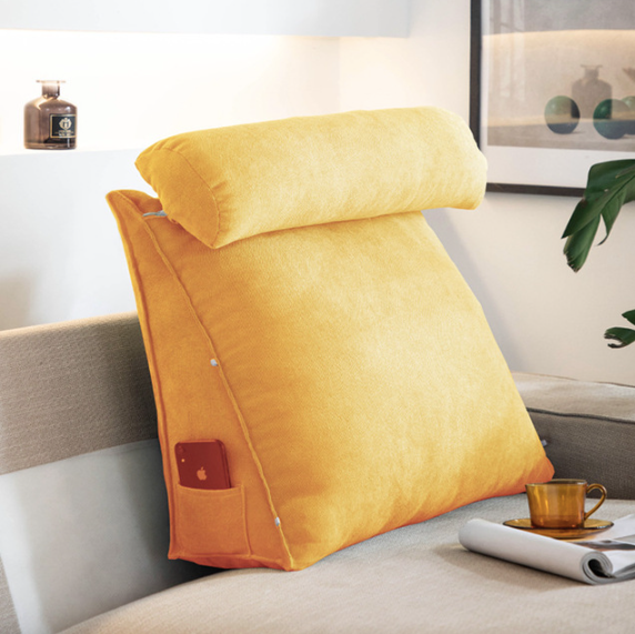 Triangular Back Rest Reading Pillow
