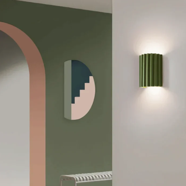Contemporary Resin Wall Lamp | Double-Sided Light Diffusion & Ideal for Modern Living Spaces, Bedrooms, Hallways