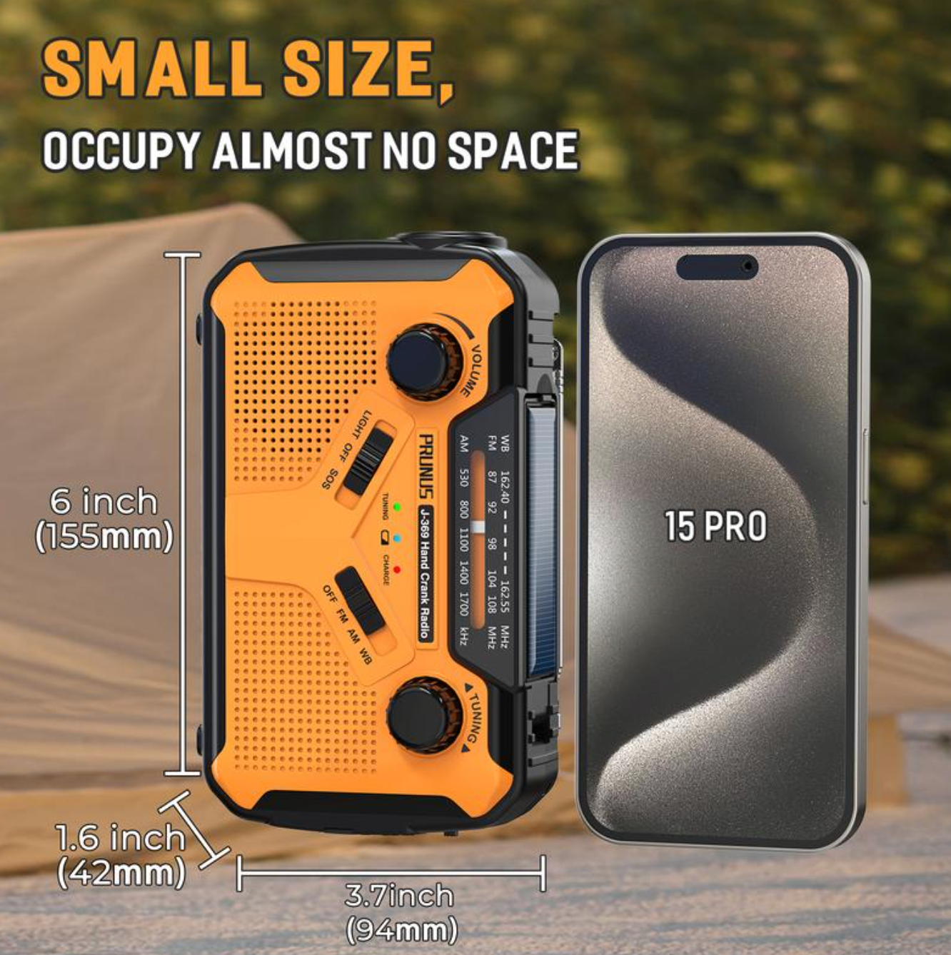 Merchpublic Emergency Weather Radio + FREE Off Grid Survival Course ($97 Value)