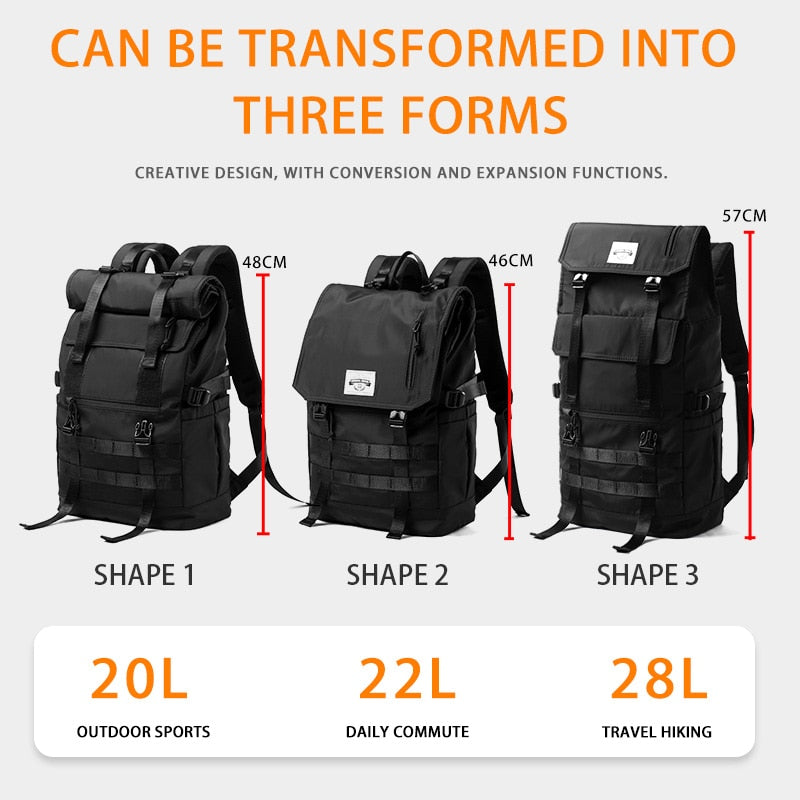 Convertible Shape Gym Backpack