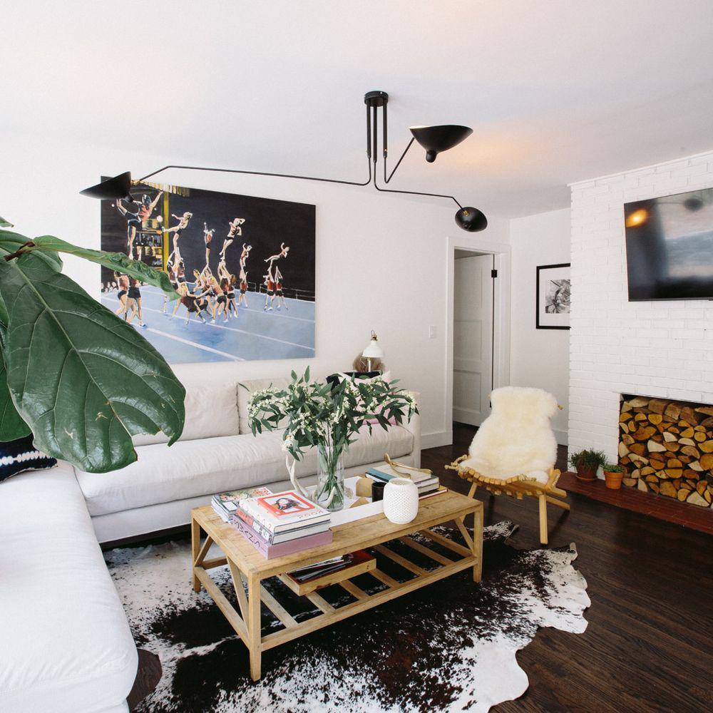 LED Ceiling Light Fixture - Serge Mouille Style - Adjustable Arm Design for Living Room & Modern Spaces