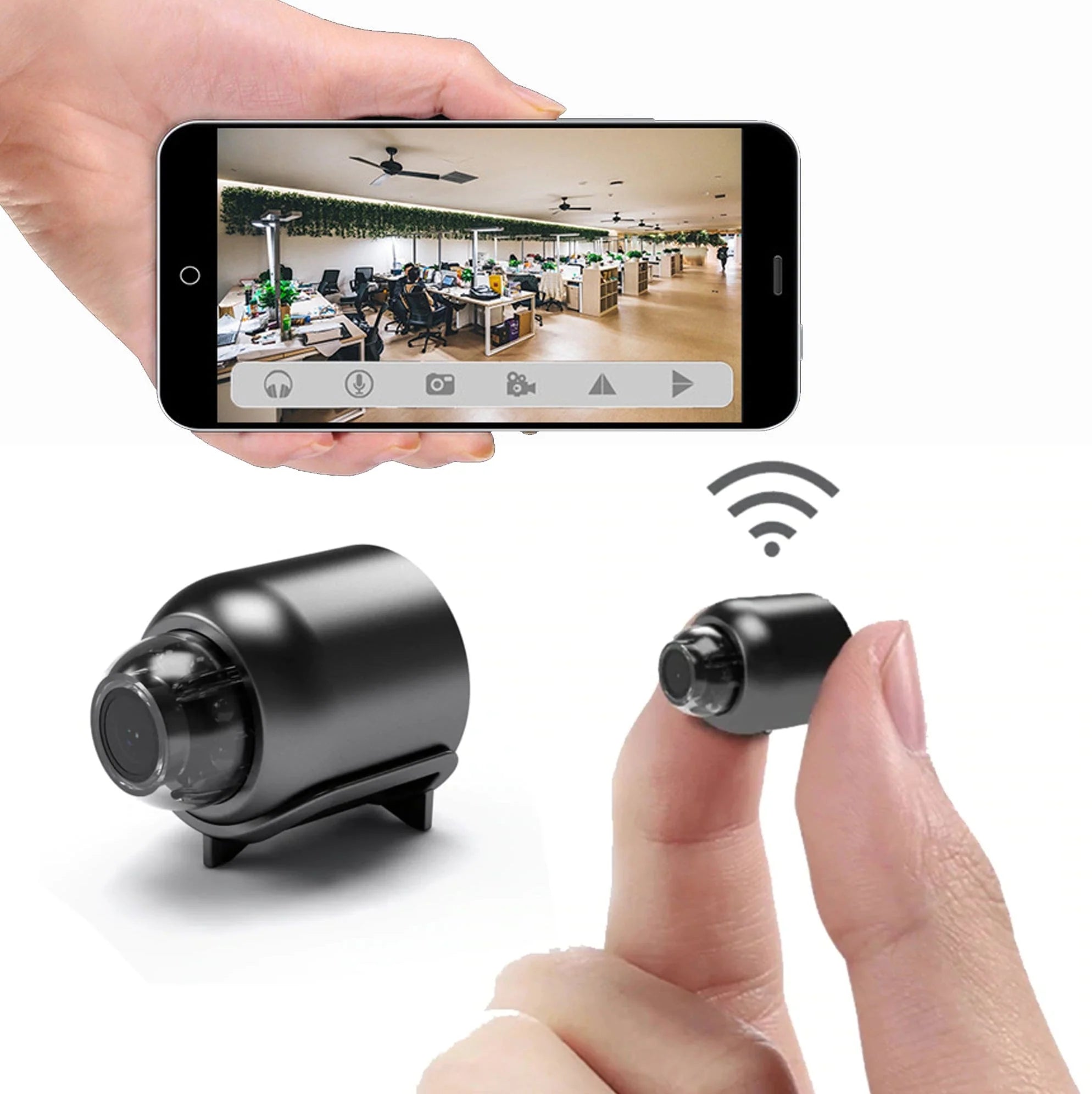 Small Wireless Camera - #2024 Upgraded Night Vision Small Wifi Camera