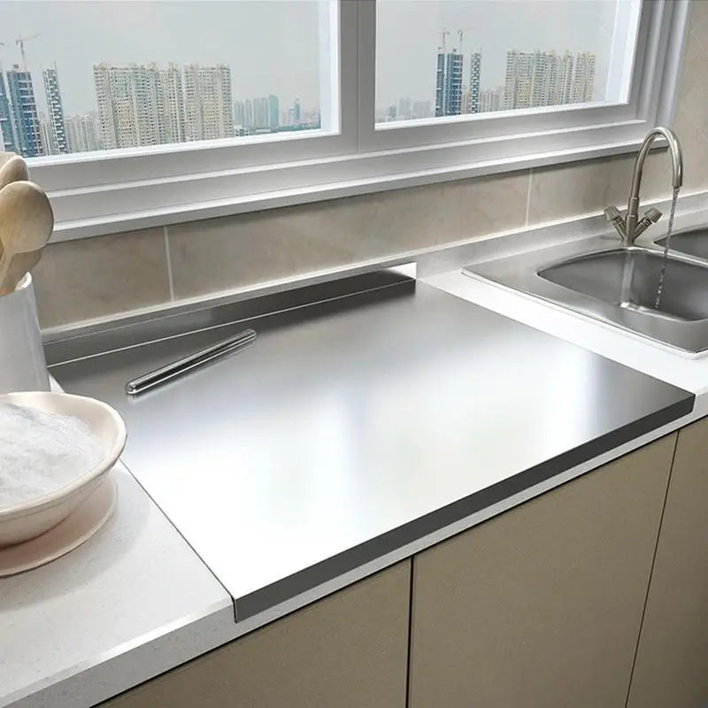 Stainless Steel Chopping Board | Hygienic, Non-Slip Design for Efficient Food Prep and Easy Cleaning