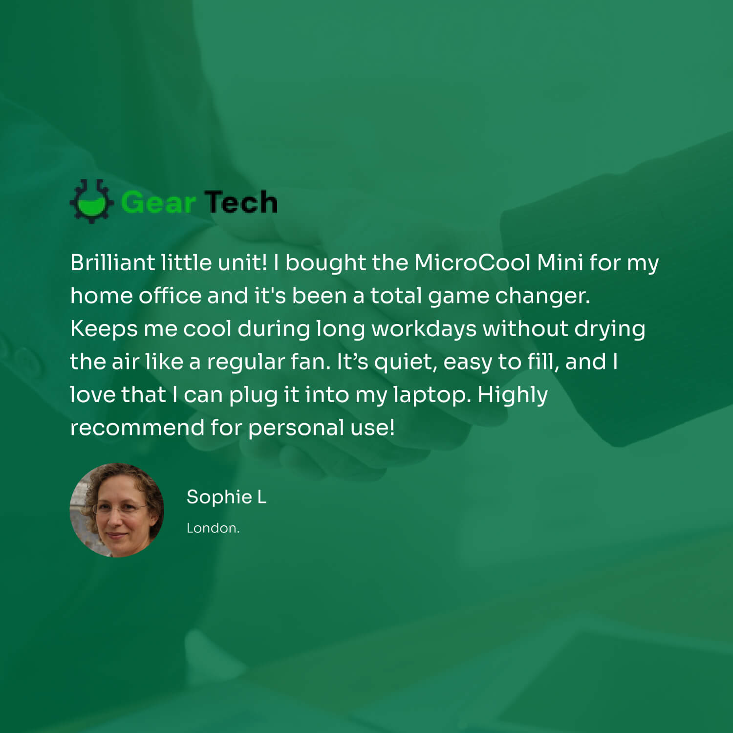 MicroCool Mini Air Conditioner Portable Evaporative Swamp Cooler with 1000ml Water Tank