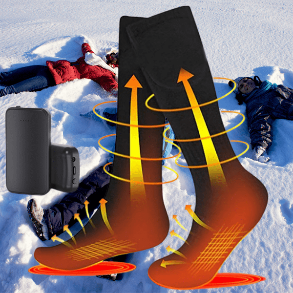 Rechargeable Heated Socks #2024 Upgraded 10+ Hours Long Lasting Heat