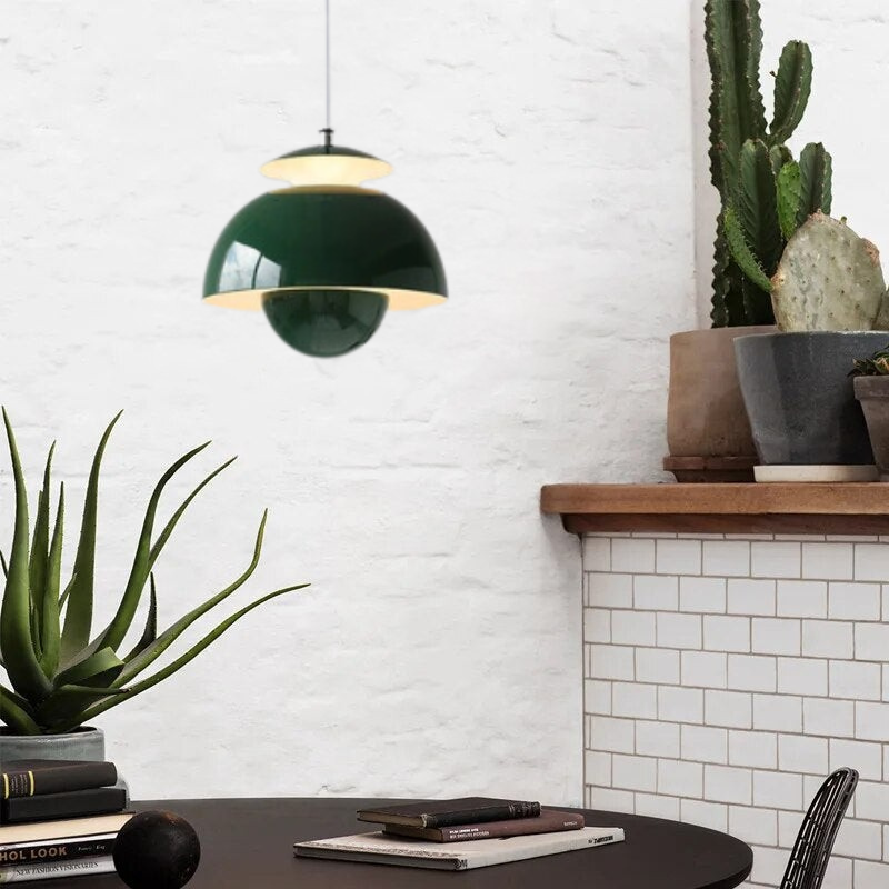 LED Pendant Light Fixture - Nordic Modern Design with Adjustable Height - Ideal for Dining Room, Kitchen, and Living Spaces