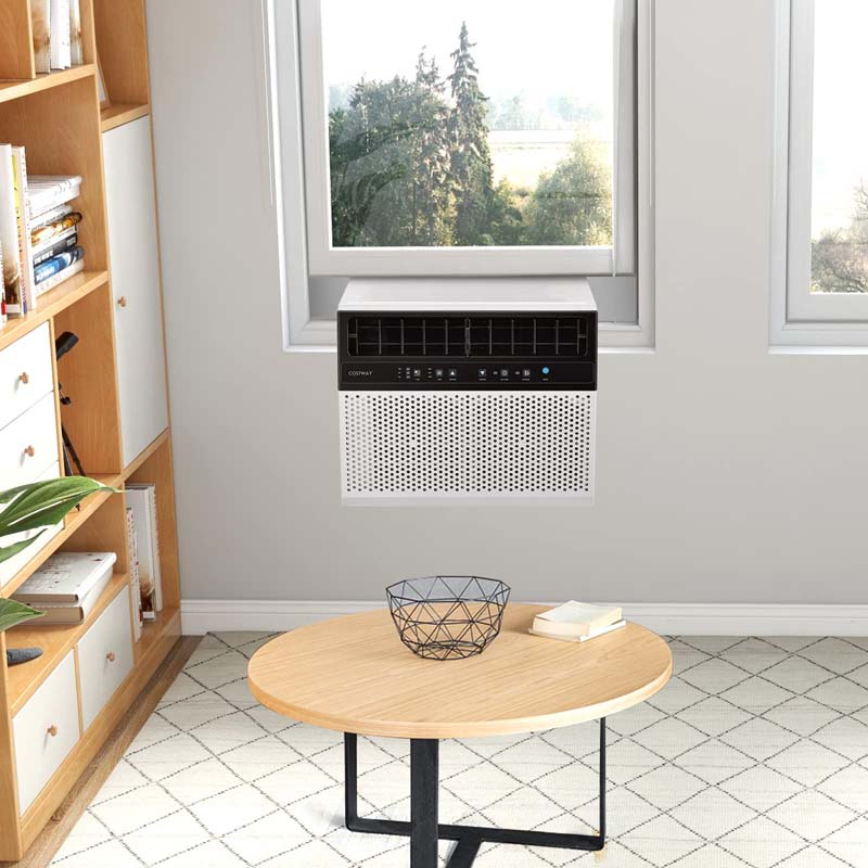10000 BTU Ultra Quiet Window Air Conditioner U-Shaped Window AC Units Over the Sill AC Units with Energy Saver Modes