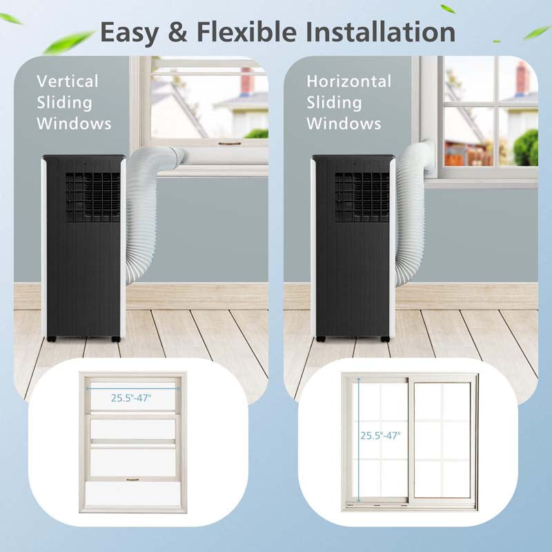 10000 BTU Portable Air Conditioner for Room up to 350 Sq. Ft, 3-in-1 AC Unit with Dehumidifier/Fan/Cool/Sleep Mode