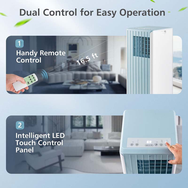 10000 BTU Portable Air Conditioner for Room up to 350 Sq. Ft, 3-in-1 AC Unit with Dehumidifier/Fan/Cool/Sleep Mode