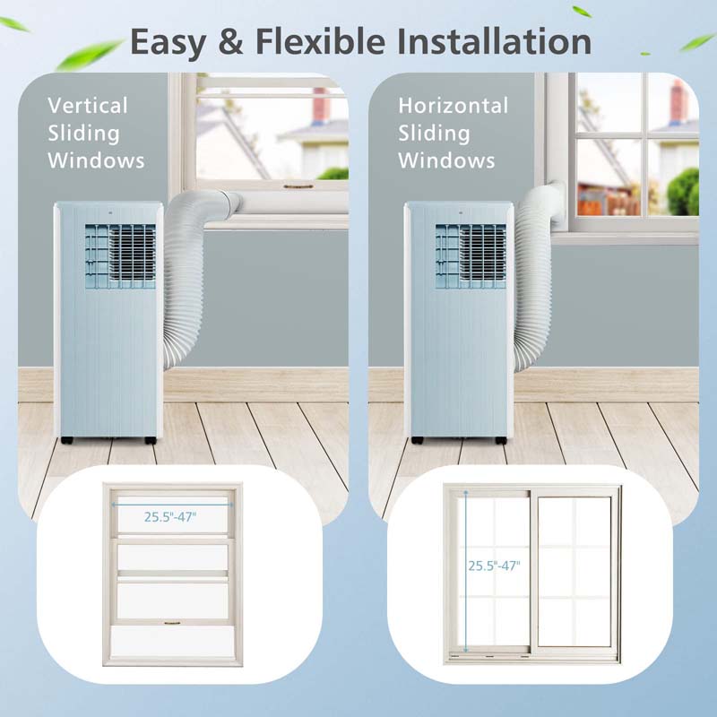 10000 BTU Portable Air Conditioner for Room up to 350 Sq. Ft, 3-in-1 AC Unit with Dehumidifier/Fan/Cool/Sleep Mode