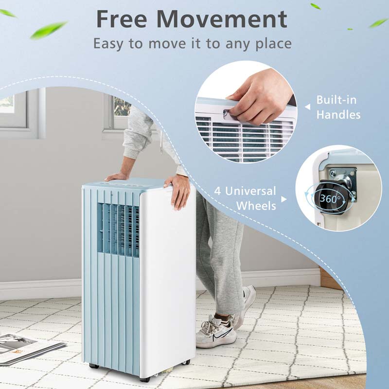 10000 BTU Portable Air Conditioner for Room up to 350 Sq. Ft, 3-in-1 AC Unit with Dehumidifier/Fan/Cool/Sleep Mode