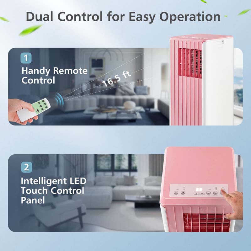 10000 BTU Portable Air Conditioner for Room up to 350 Sq. Ft, 3-in-1 AC Unit with Dehumidifier/Fan/Cool/Sleep Mode