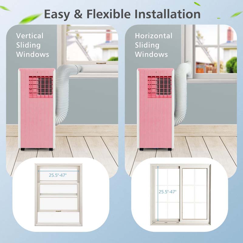 10000 BTU Portable Air Conditioner for Room up to 350 Sq. Ft, 3-in-1 AC Unit with Dehumidifier/Fan/Cool/Sleep Mode