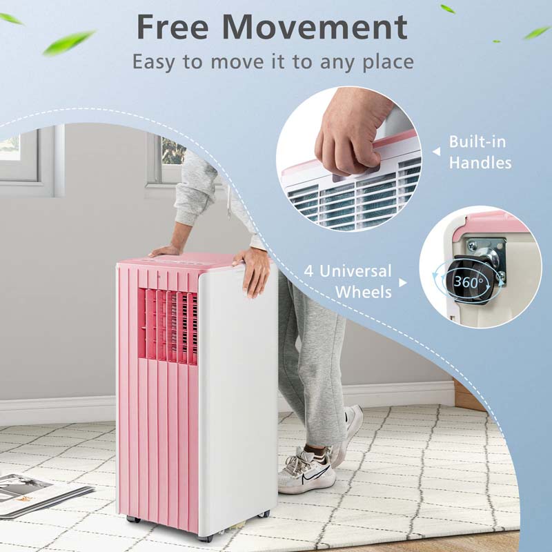 10000 BTU Portable Air Conditioner for Room up to 350 Sq. Ft, 3-in-1 AC Unit with Dehumidifier/Fan/Cool/Sleep Mode