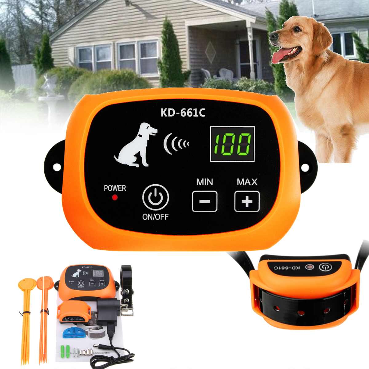 Wireless Dog Fence #1 Best Electric, Compact & Waterproof Dog Fence