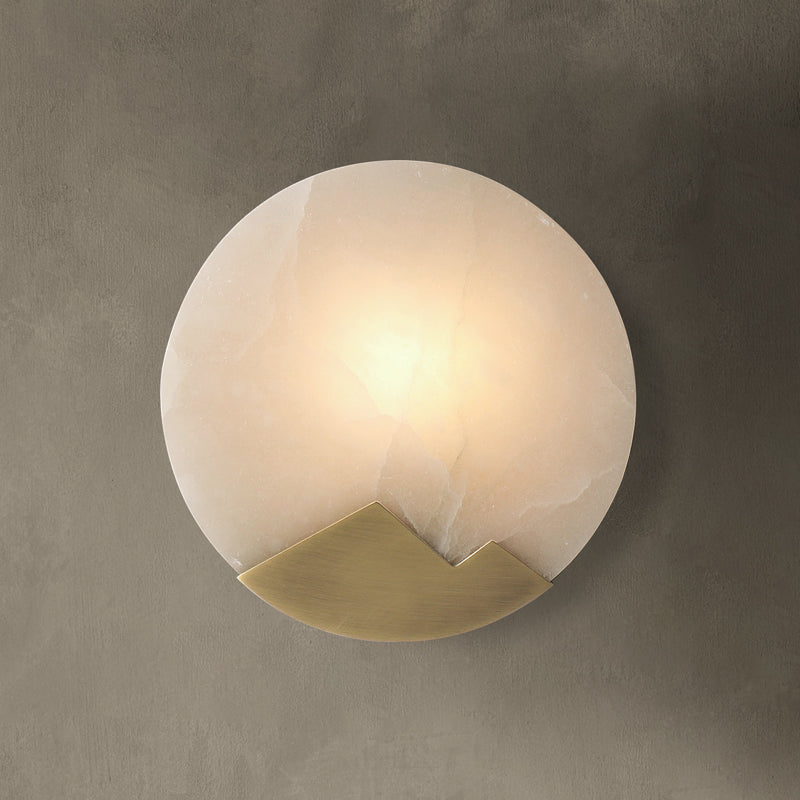 LED Marble Wall Light Fixture - Nordic Minimalist Design for Modern Home Decor & Ambient Lighting