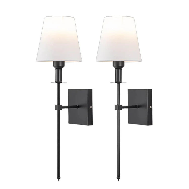 Rechargeable Wireless Wall Light Set (2 Pack) - Battery-Powered Indoor & Outdoor Lighting for Home, Patio, and Garden