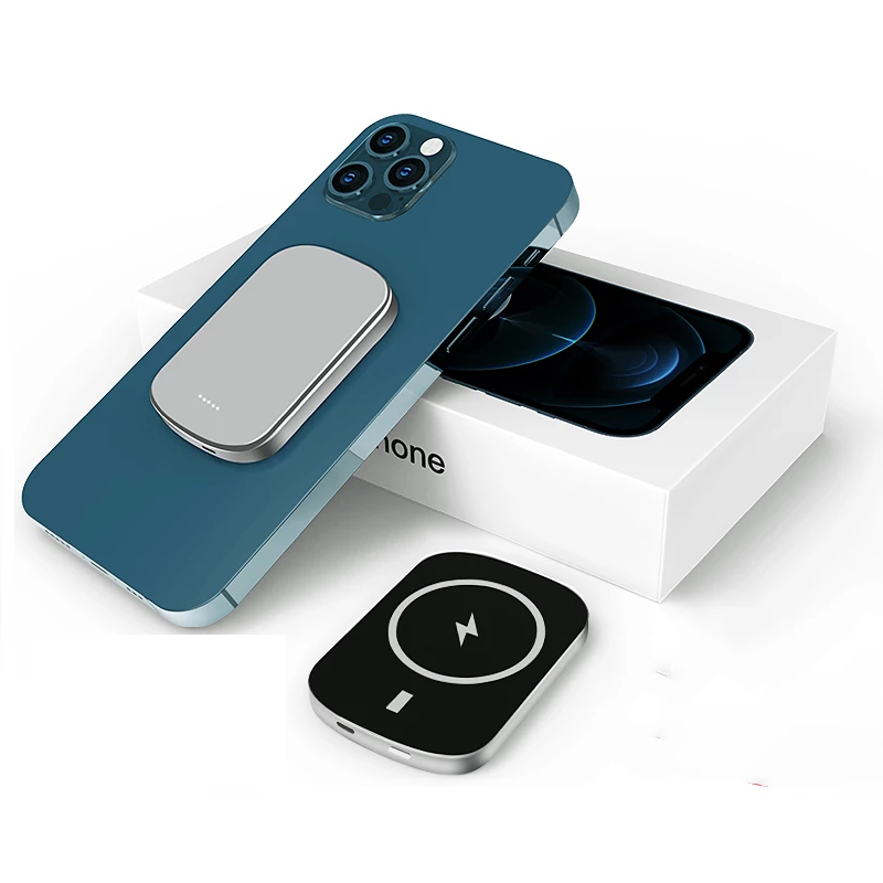 Wireless Power Bank Charger for iPhone | 5000mAh & 10000mAh, Magnetic, Fast Charging for Travel & On-the-Go Use