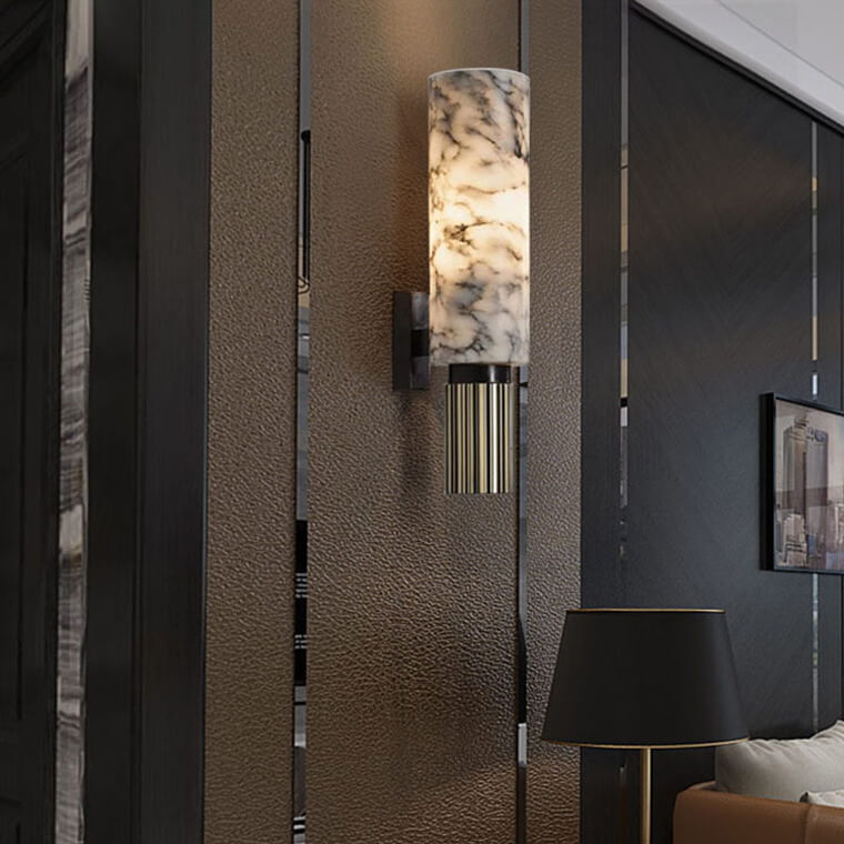Celestara™ | Marble Wall Lamp | Modern Design with Adjustable Brightness | Ideal for Living Room & Entryway