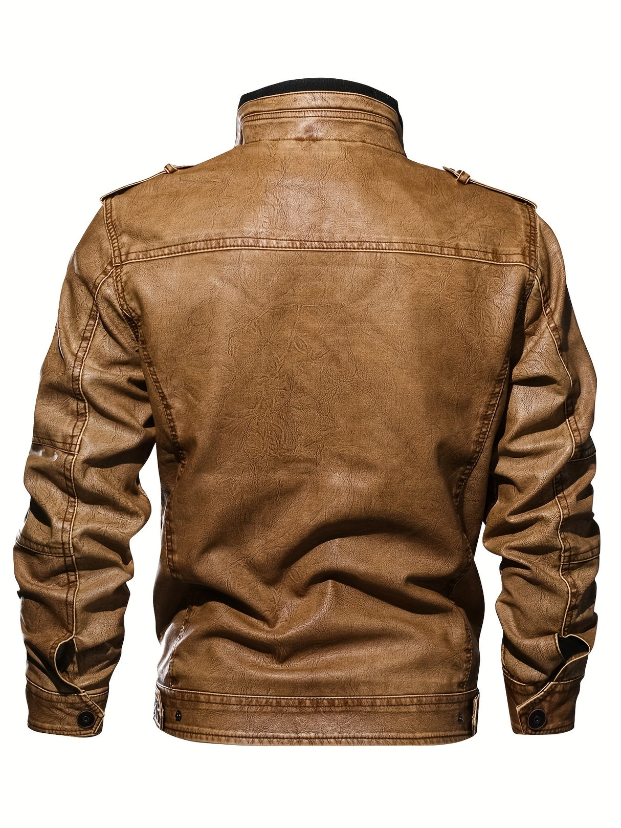 Men’s Vintage Pilot Jacket – Retro Motorcycle Style, Lightweight Casual Outerwear